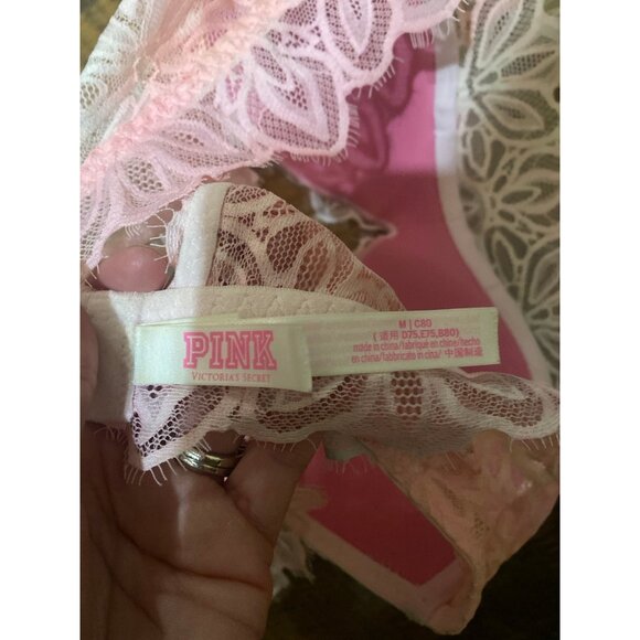 PINK padded bralette - Picture 2 of 2